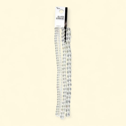 Cousin DIY Glass Bead Strand, 7.5 inch, 120 pcs