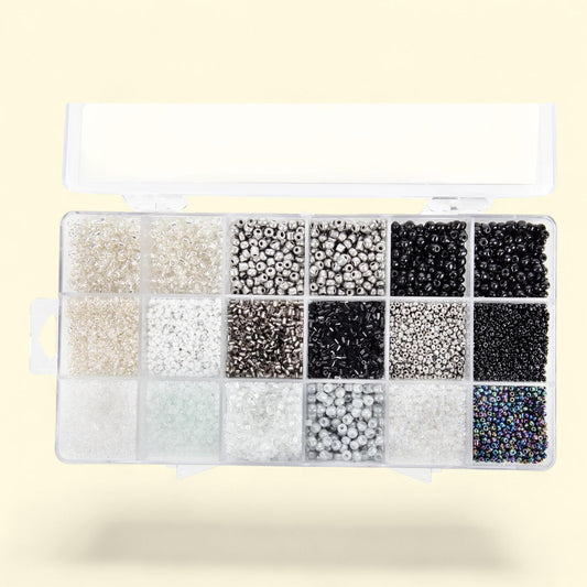 Cousin DIY Glass Seed Bead Bulk Pack, 218g