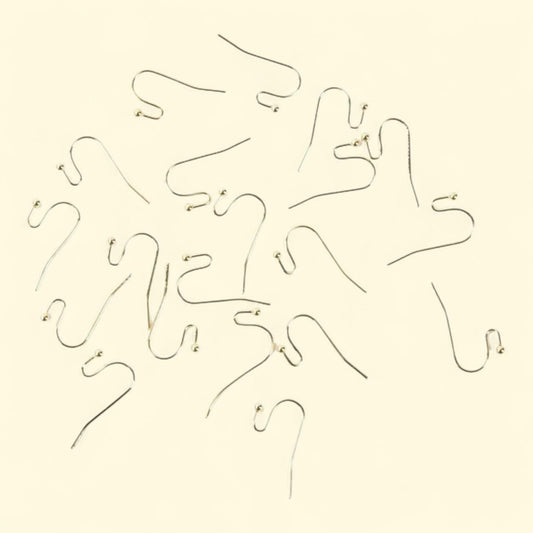 Cousin Gold Ball Hook Metal Ear Wire Bulk Pack, 120 pcs