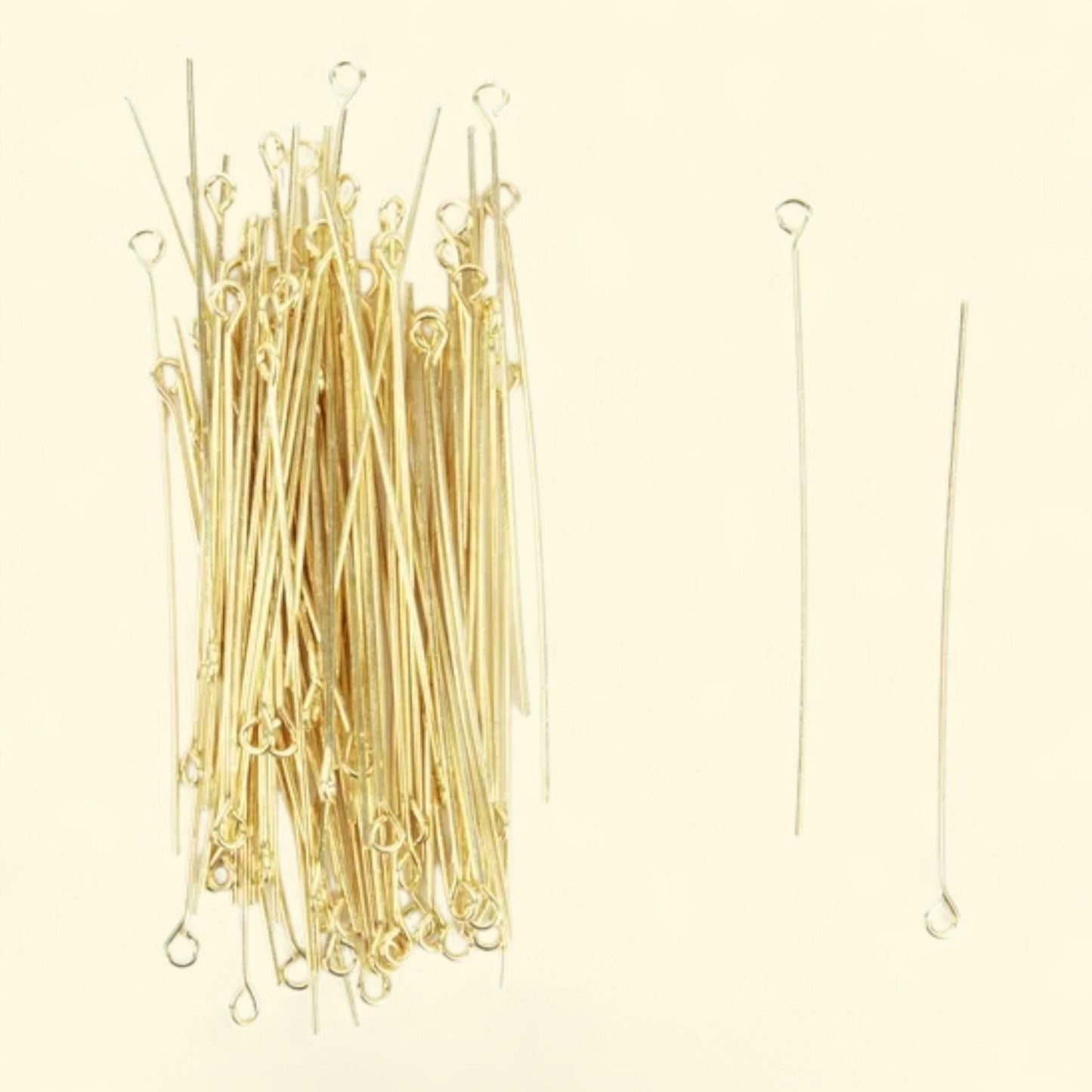 Cousin Polished Gold Eye Pin Bulk Pack, 2 in x 0.5cm, 315 pcs