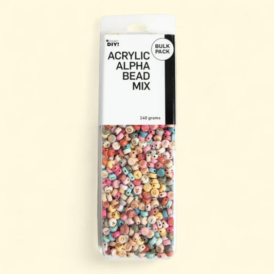 Cousin Round Alpha Bead Mix, 140g
