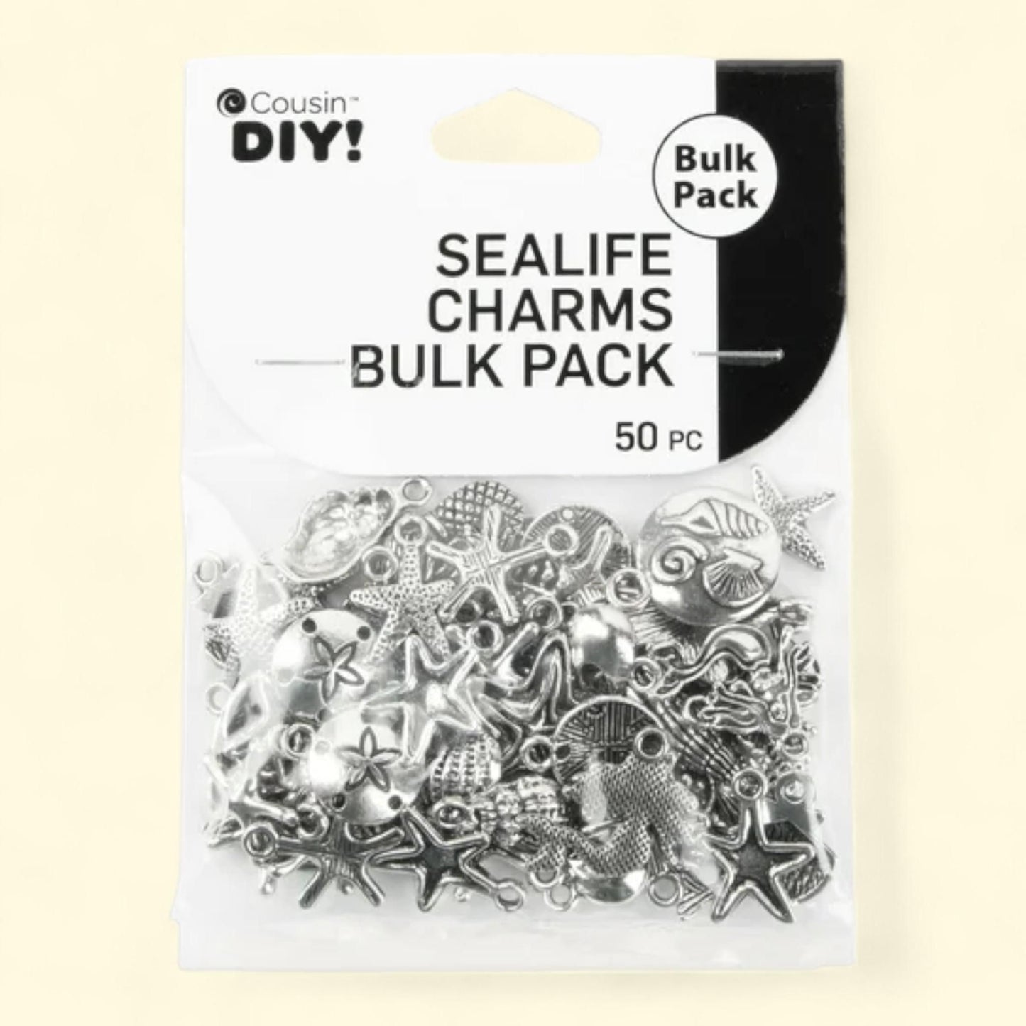 Cousin Sea Life Charm Assortment, 50 pcs