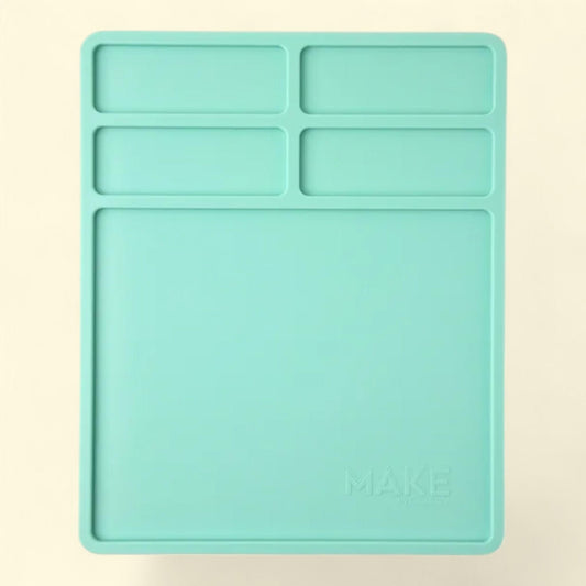 Cousin Silicone Bead and Crafting Mat, Teal Blue, 1 ct