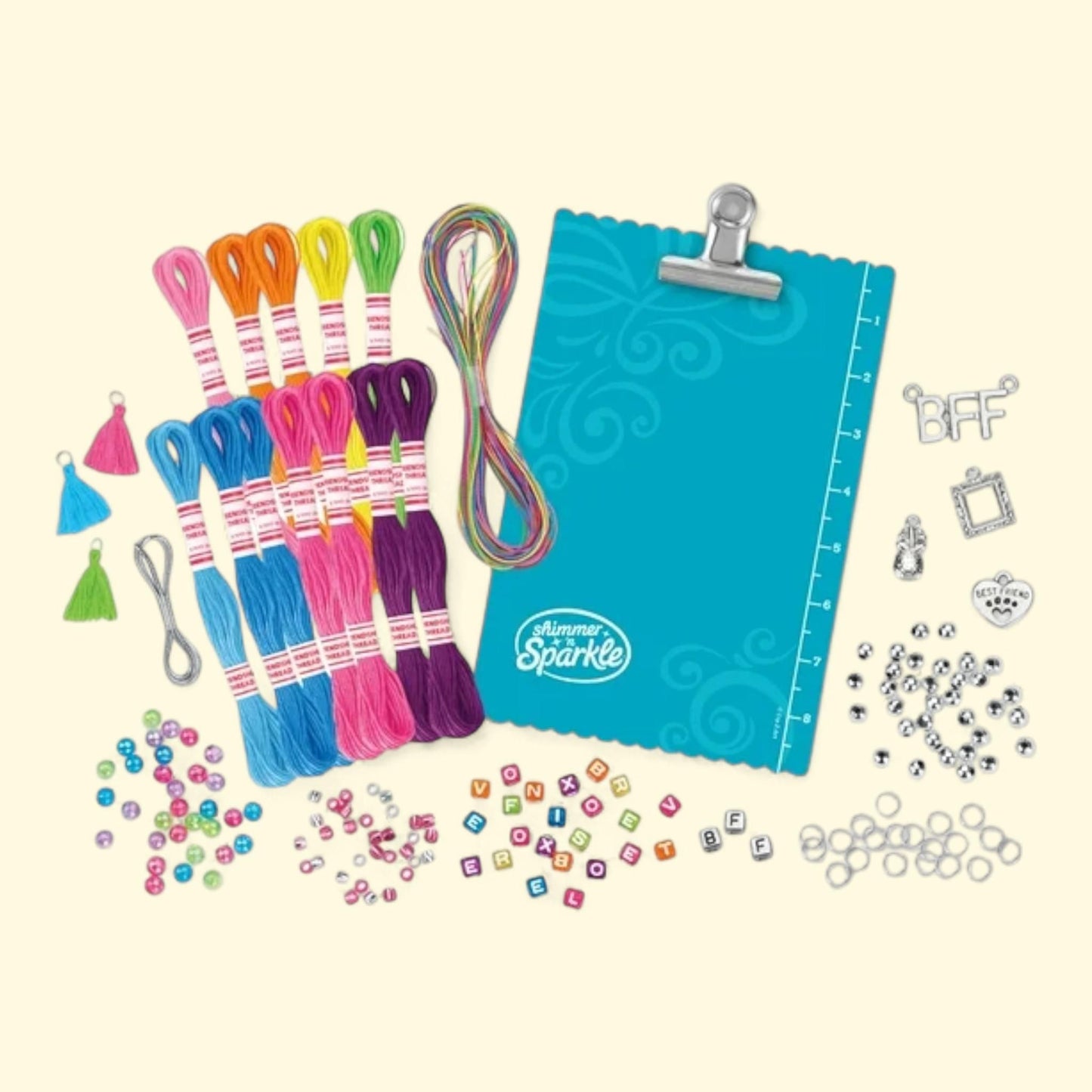 CraZArt - Shimmer and Sparkle Best Friends Bracelet Kit, 1 ct