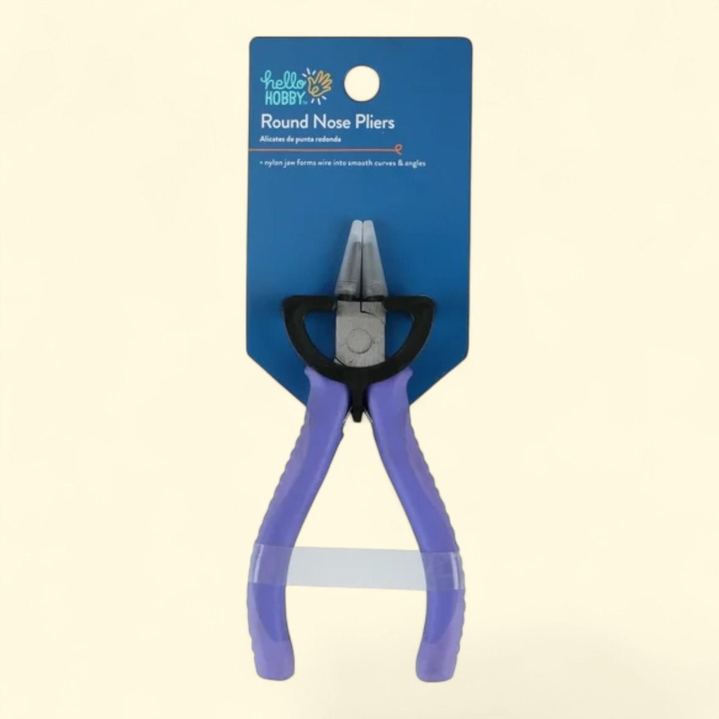 Hello Hobby Round Nose Pliers, Nylon Handles, 1 ct