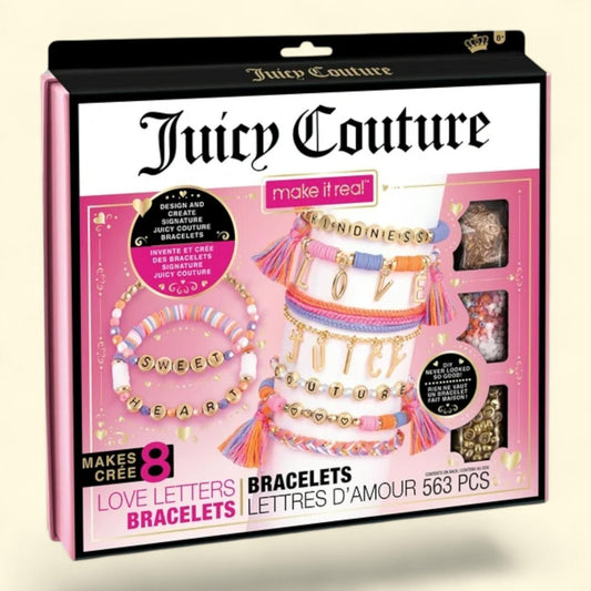 Juicy Couture Love Letters All-In-One DIY Bracelets Kit, 563 pcs
