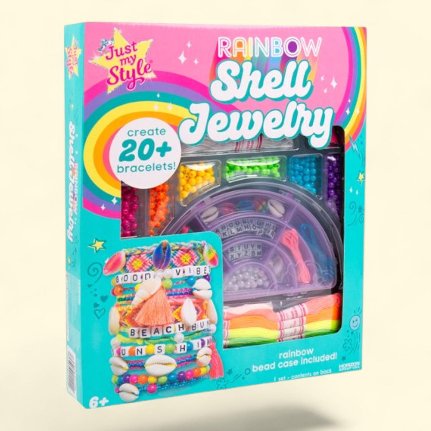 Just My Style Rainbow Shell Jewelry Kit, 1 ct — authentic US product shipped worldwide by Treatspree