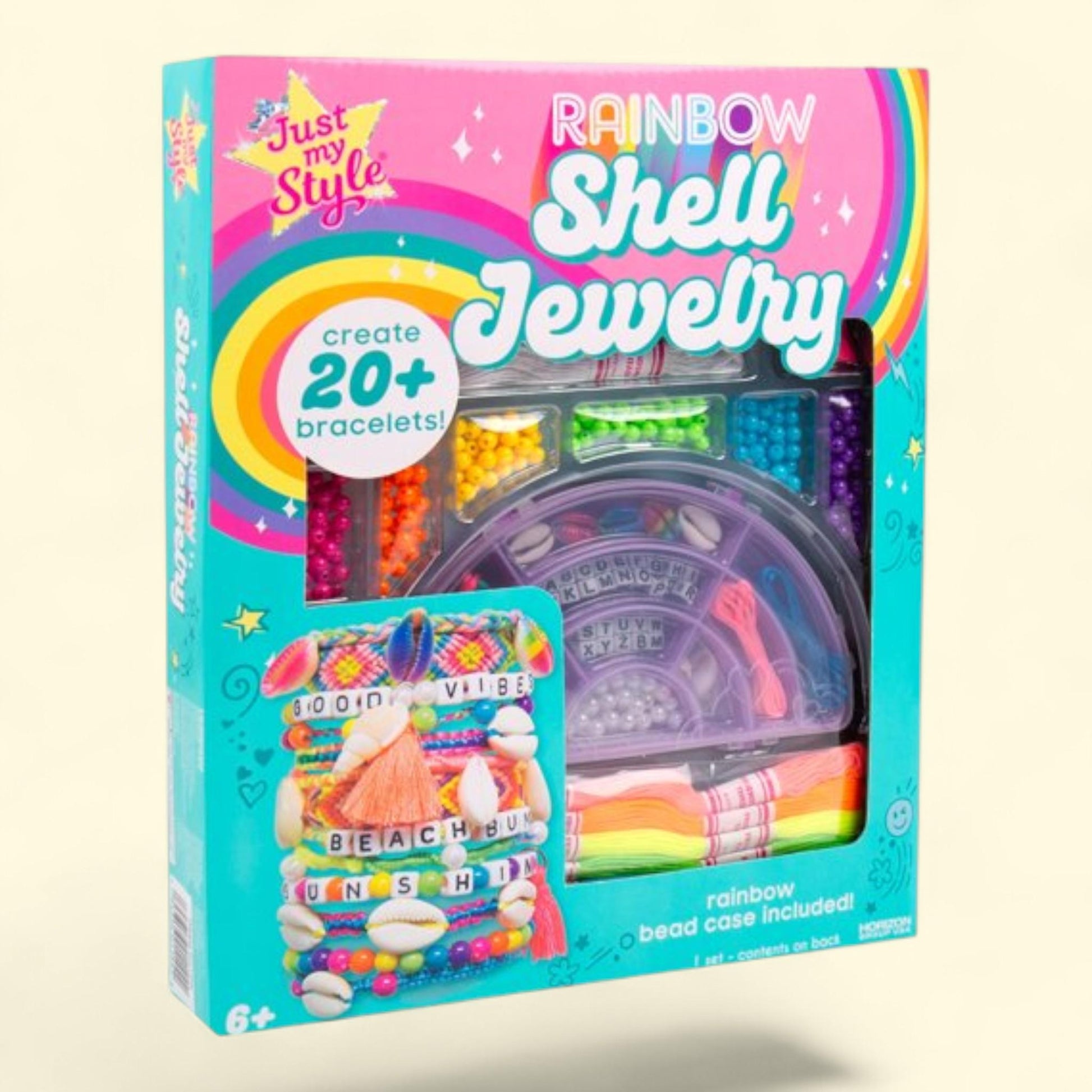 Just My Style Rainbow Shell Jewelry Kit, 1 ct — authentic US product shipped worldwide by Treatspree