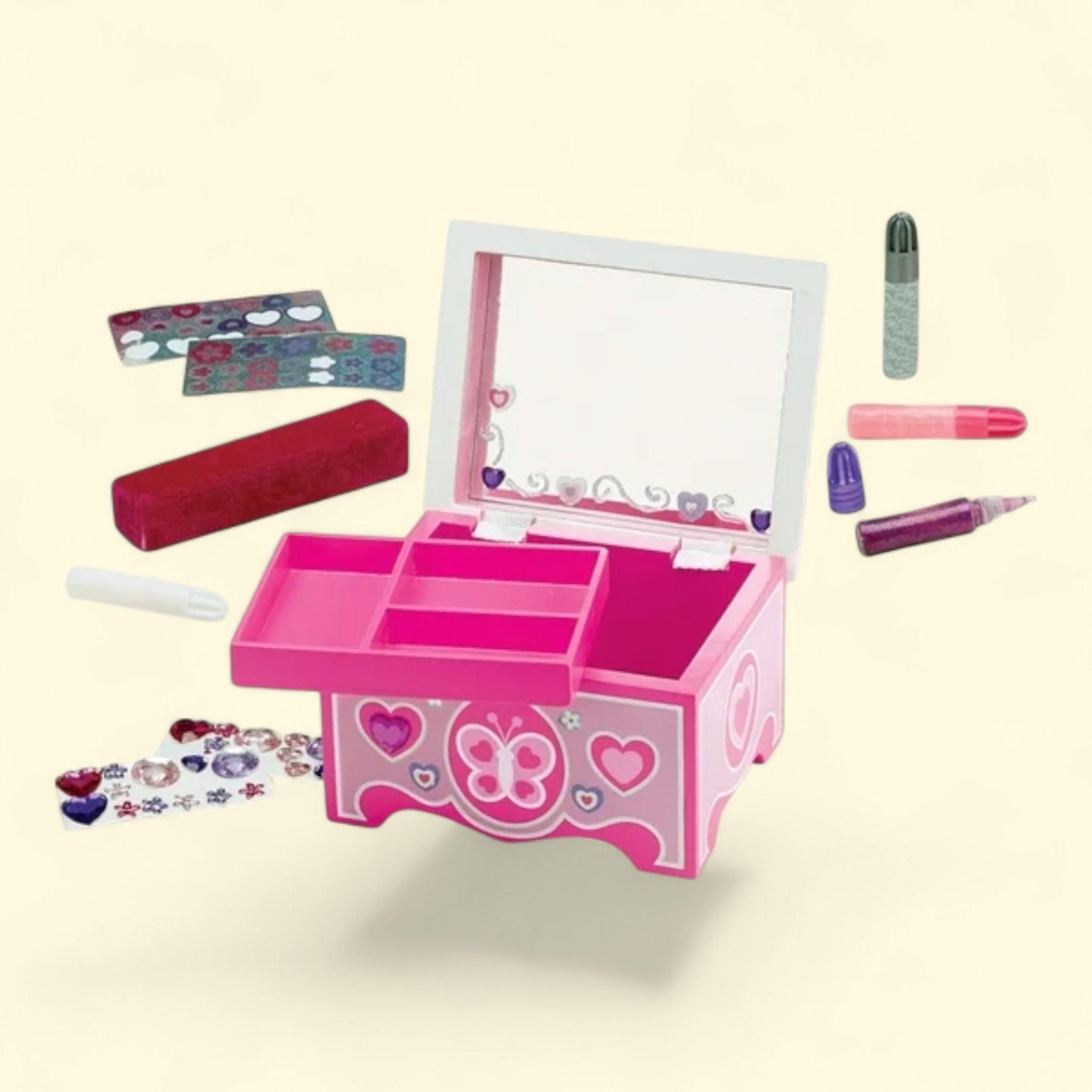 Melissa & Doug Jewelry Box Wooden Craft Kit, 1 ct