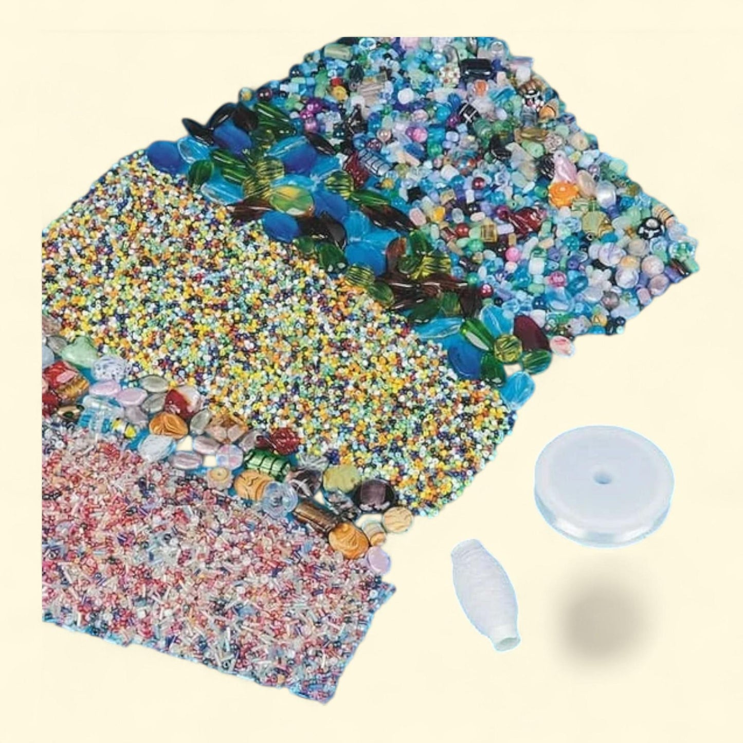 S&S Worldwide Glass Bead Easy Pack, 25,000+ pcs