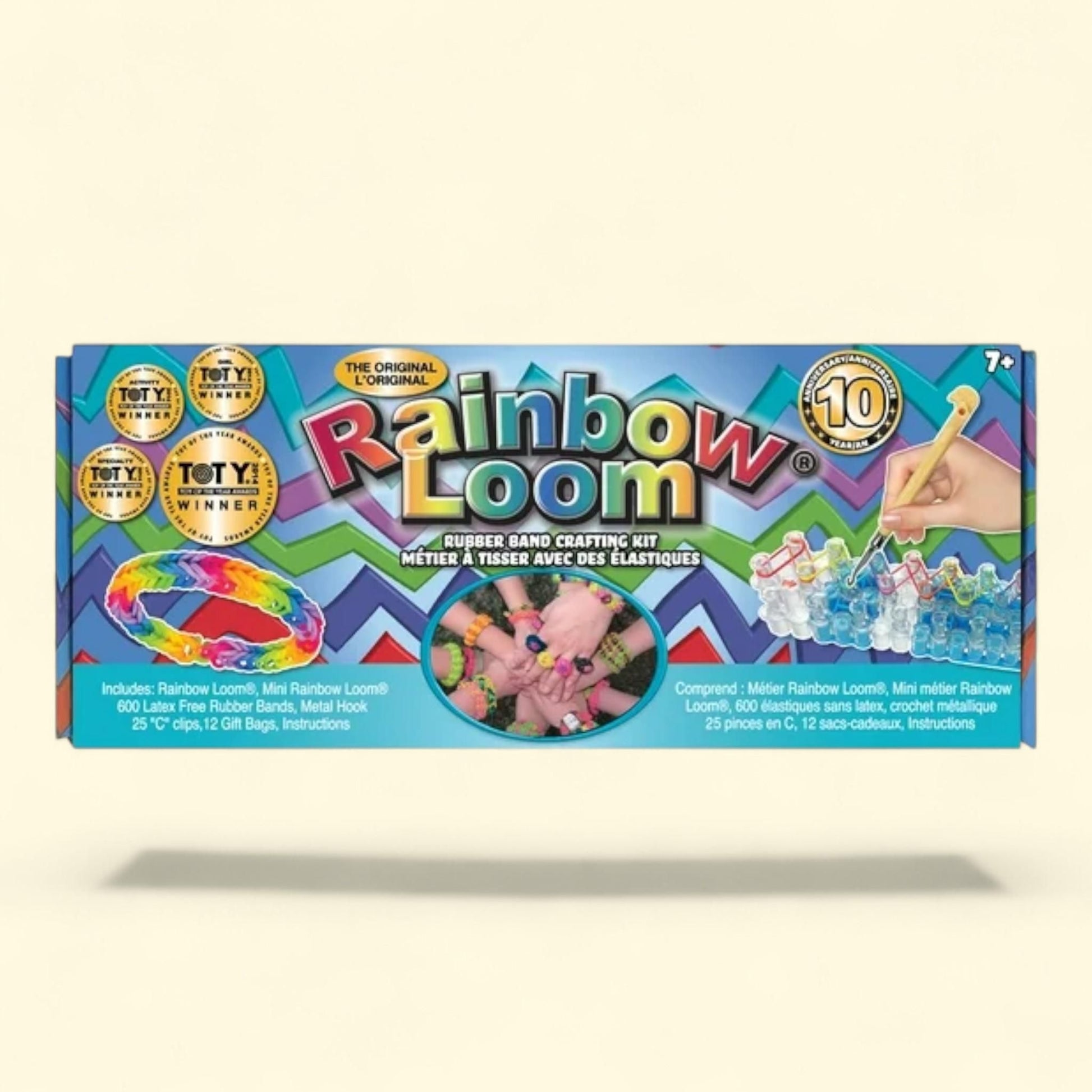Rainbow Loom Rubber Band Crafting Kit, 600 pcs — authentic US product shipped worldwide by Treatspree