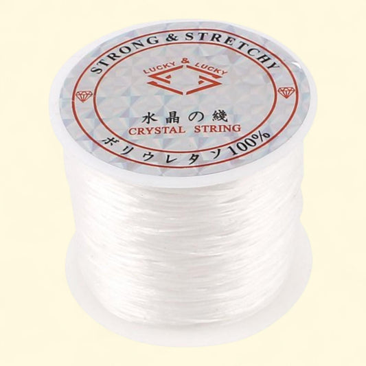 Unique Bargains Crystal Elastic Stretchy Beading String Cord Thread 60M, 1 ct