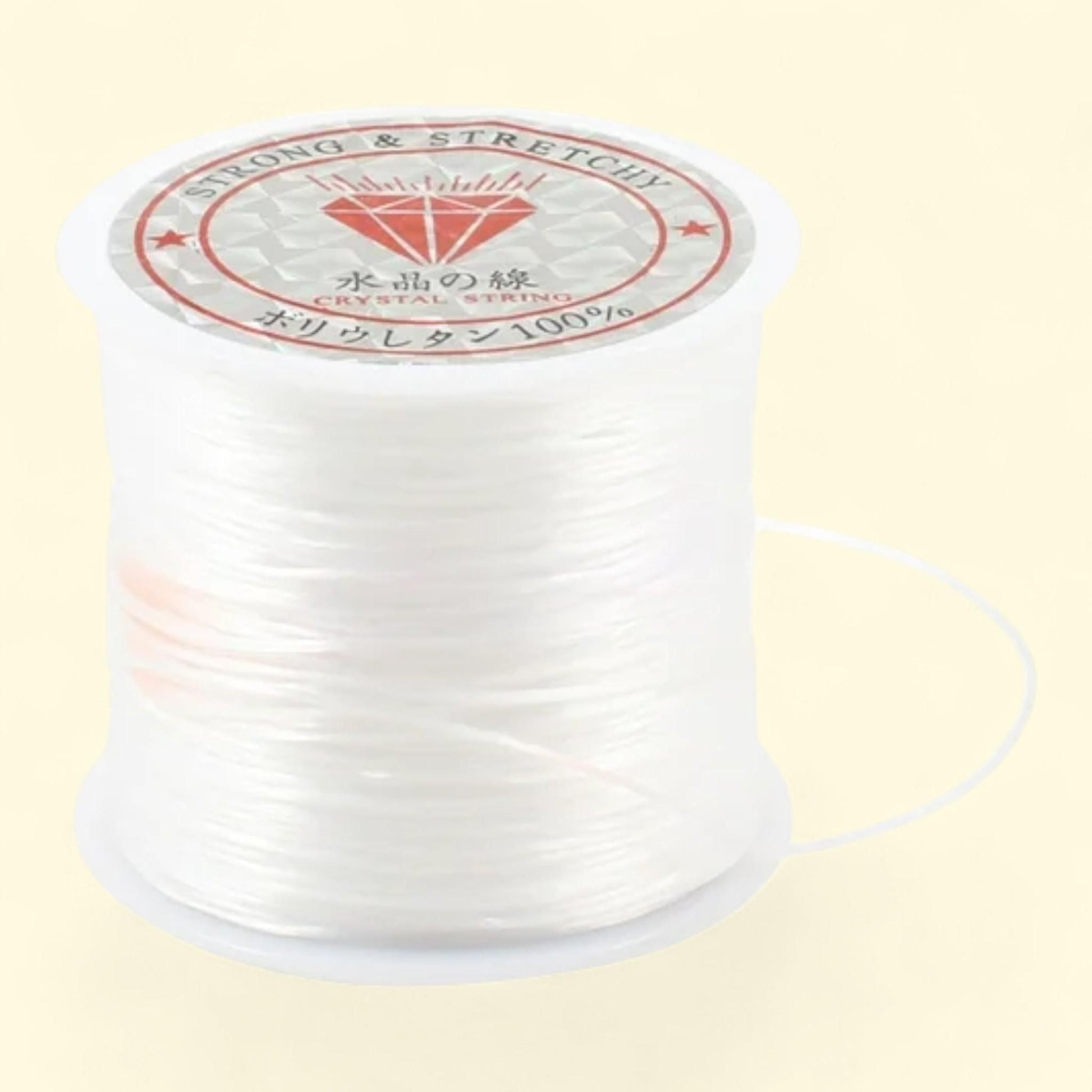 Unique Bargains Elastic Stretchy Crystal String Cord, White, Spool,... — authentic US product shipped worldwide by Treatspree