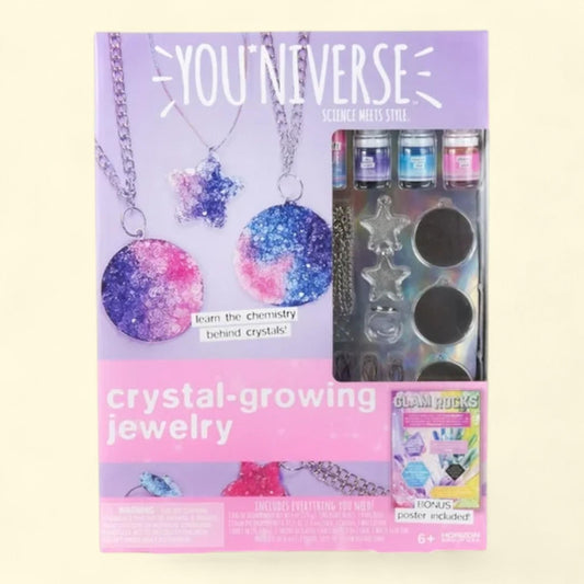 YOUniverse Crystal Growing Jewelry Kit, 1 ct