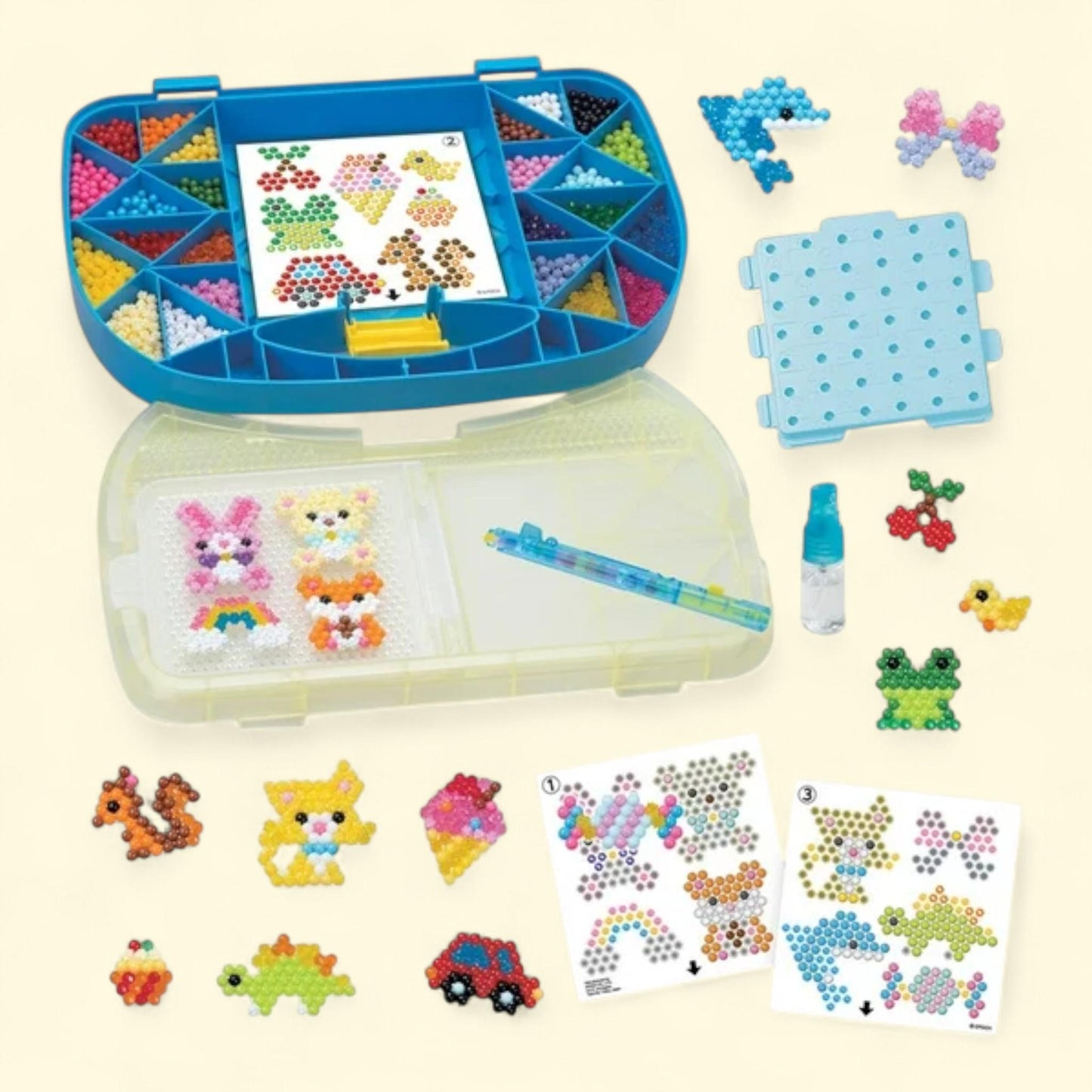 Aquabeads Beginners Carry Case, Bead Kit, Over 900 Beads