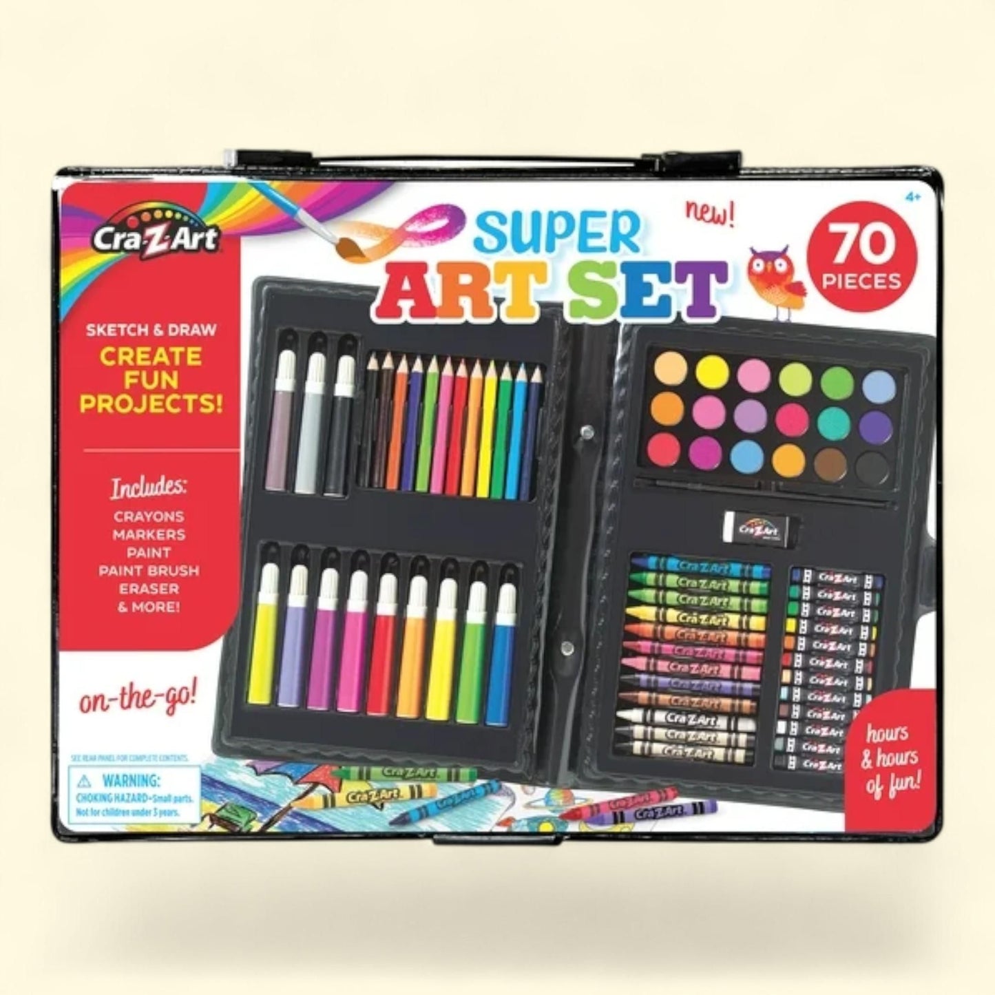 Cra-Z-Art Super Art Set, 70 Piece
