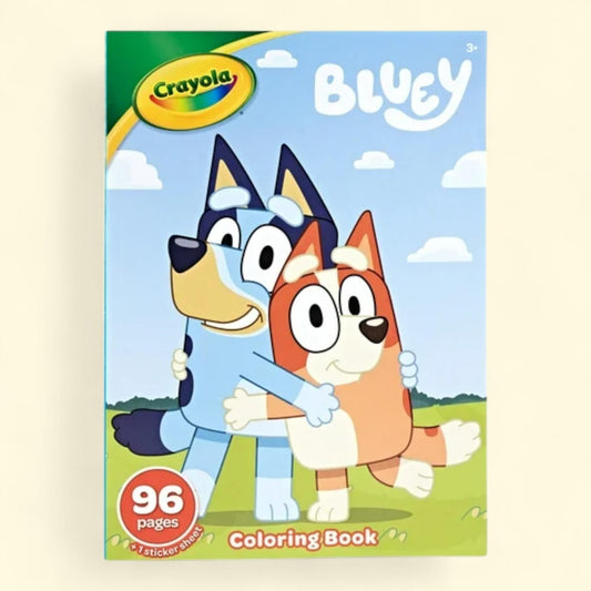 Crayola Bluey Coloring Book, 96 Pgs, Ages 3+