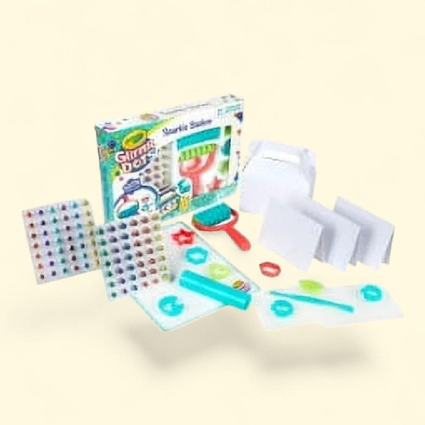Crayola Glitter Dots Sparkle Station Craft Kit, 100 Pieces