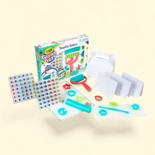 Crayola Glitter Dots Sparkle Station Craft Kit, 100 Pieces