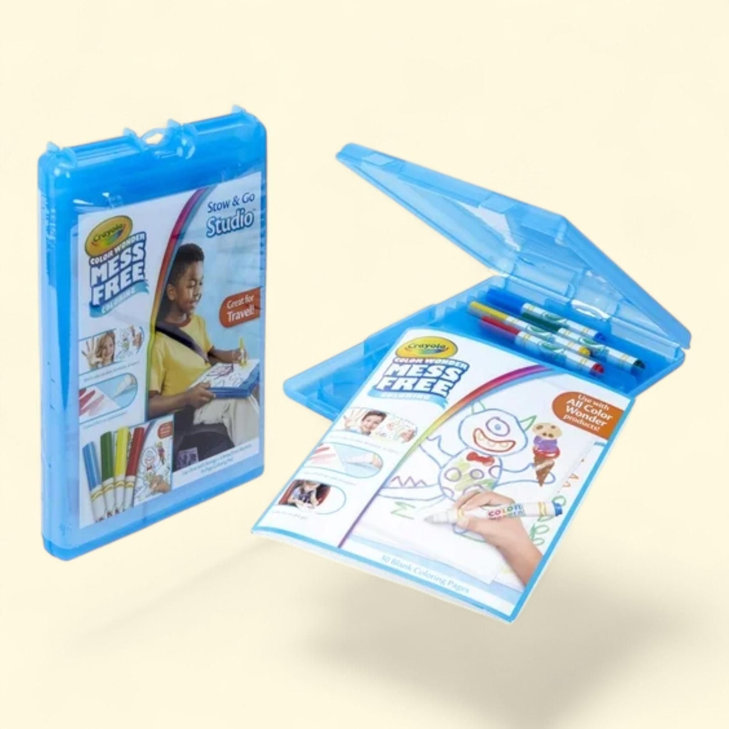 Crayola Color Wonder Stow & Go Coloring Studio,  Creative Activities for Kids, Ages 3+