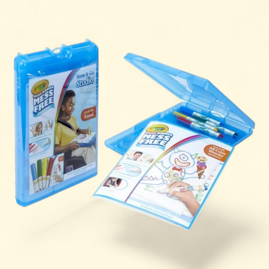 Crayola Color Wonder Stow & Go Coloring Studio,  Creative Activities for Kids, Ages 3+
