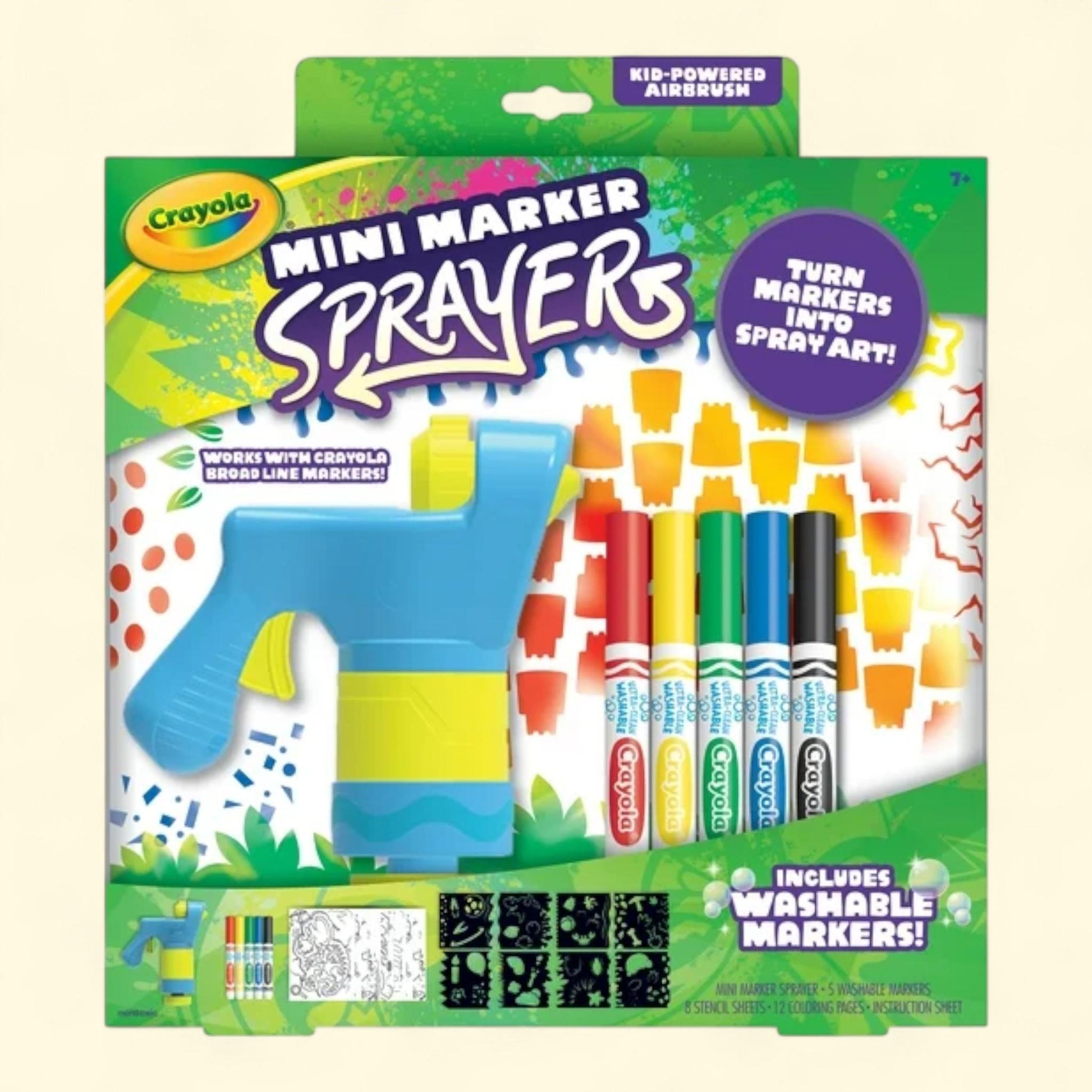 Crayola Mini Marker Sprayer, Washable Art Markers,  Kids, Beginner ... — authentic US product shipped worldwide by Treatspree