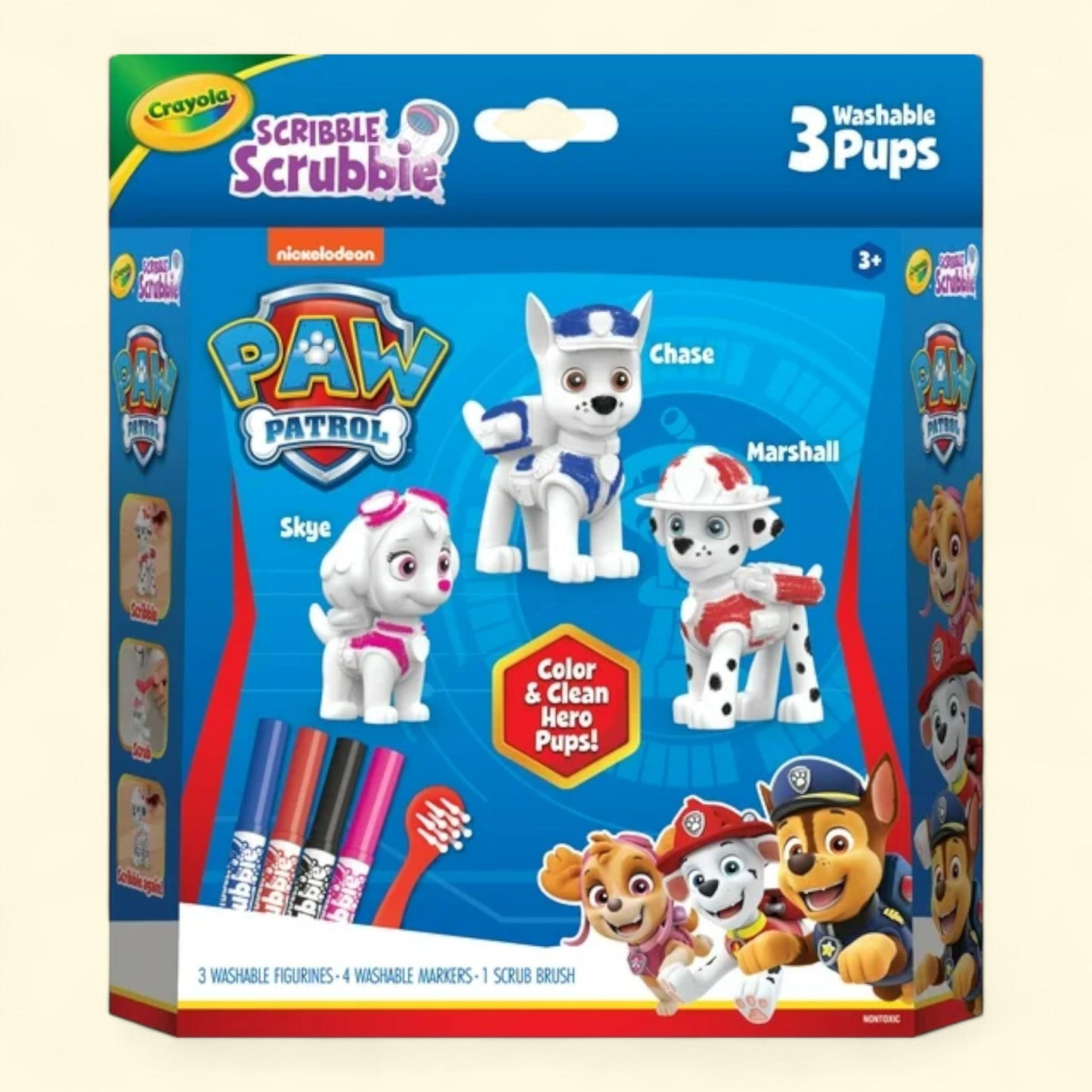 Crayola Scribble Scrubbie PAW Patrol Toy, 3 Ct