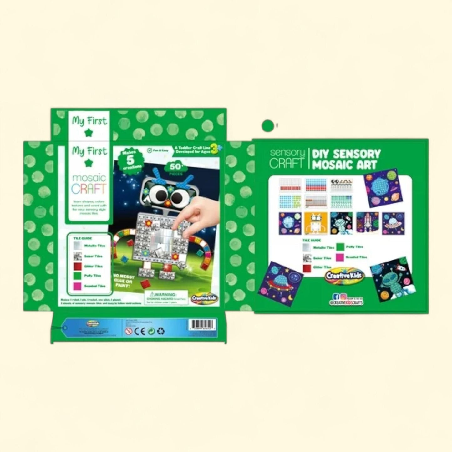 Creative Kids Sensory Sticker Mosaics Craft Kit, , 1ct