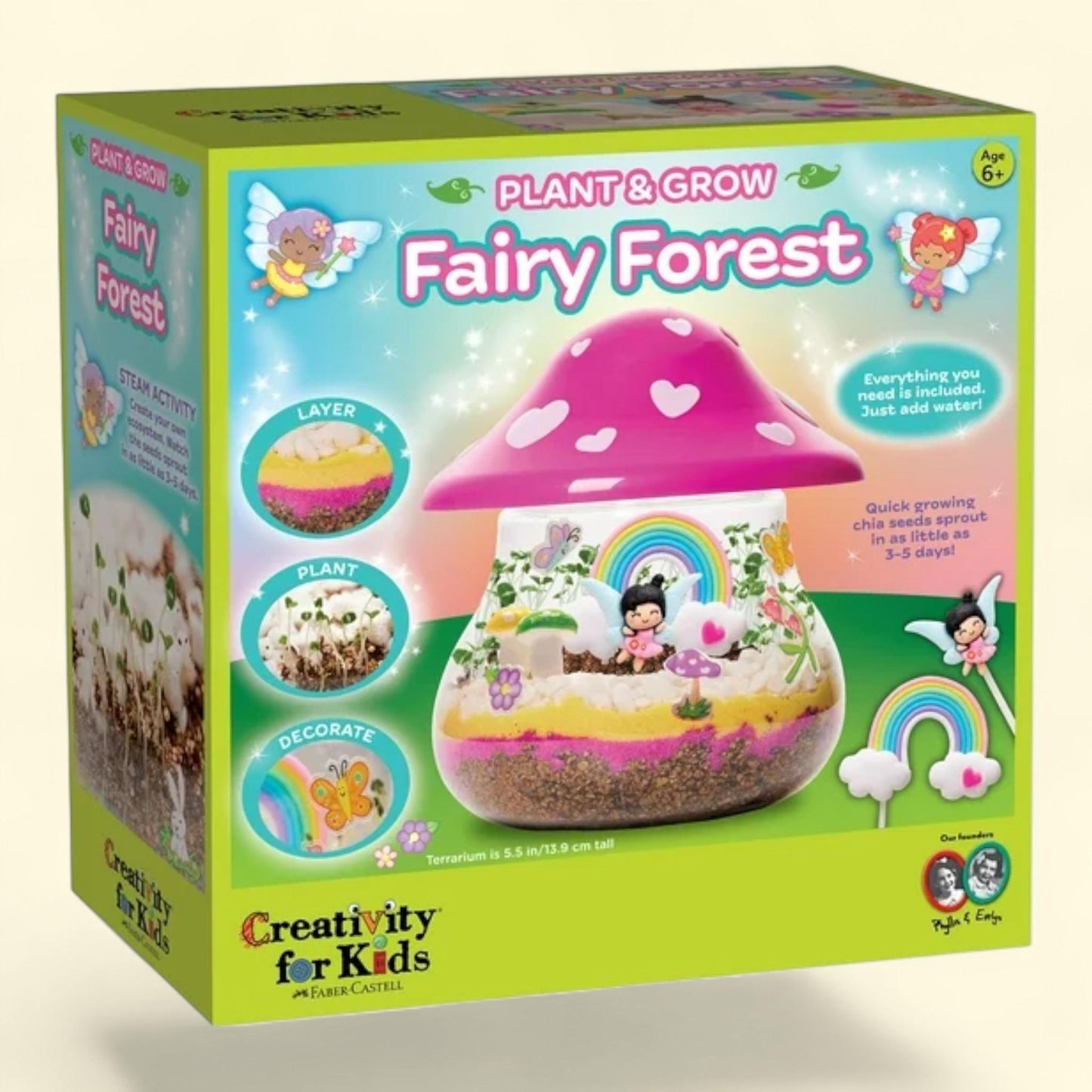 Creativity for Kids Fairy Forest Garden, Child Beginner Craft Kit, Ages 6-9, 1ct
