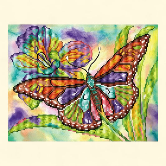 Diamond Dotz, Watercolor Butterfly Special Edition Diamond Painting Kit, 1 count