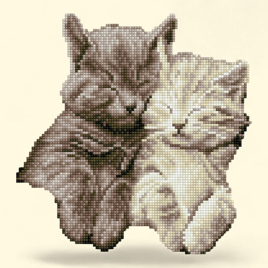 Diamond Dotz, Purr Pair Special Edition Diamond Painting Kit, 1 count