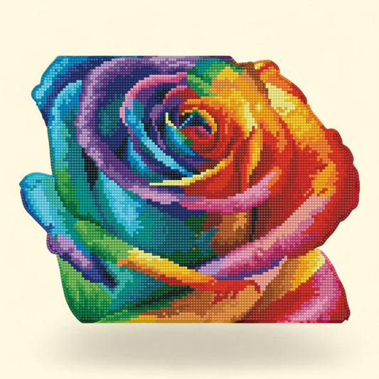 DIAMOND DOTZ Rose Portrait Diamond Painting Kit, Special Edition 1 ct