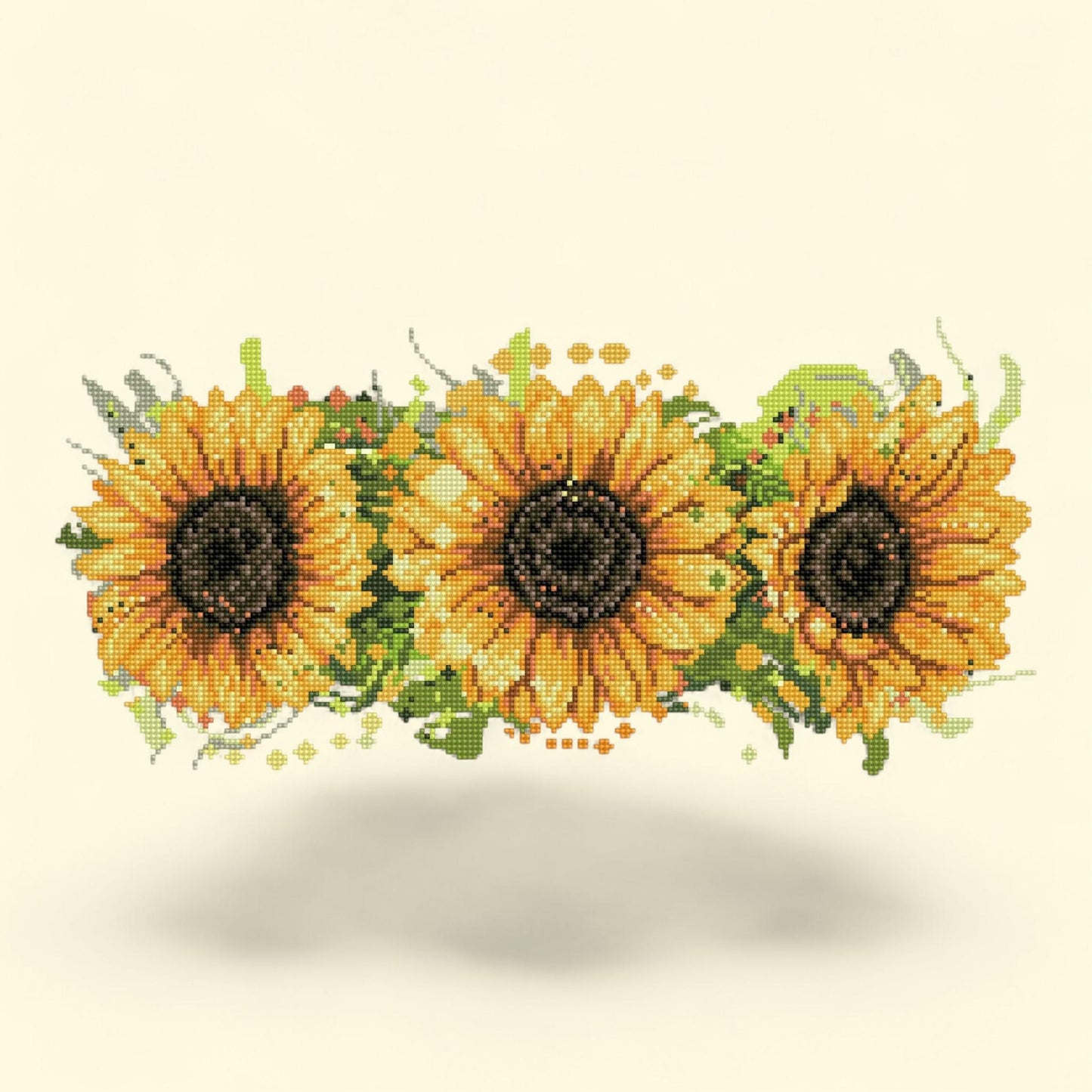 DIAMOND DOTZ Sunflower Landscape Diamond Painting Kit, Special Edition 1 ct