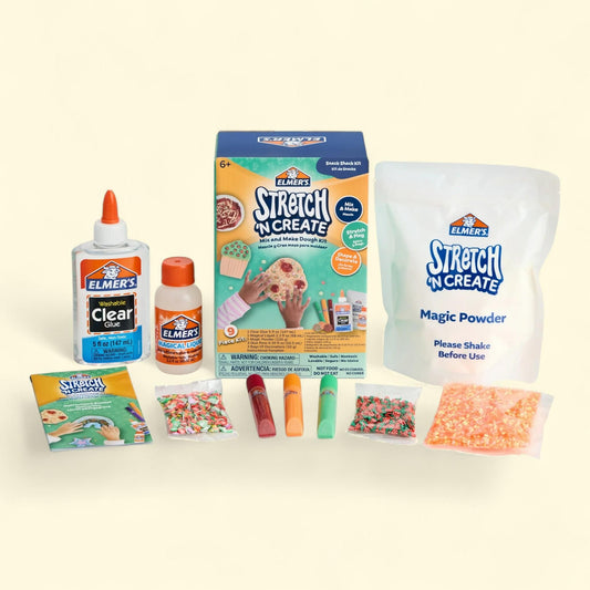 Elmer's Stretch 'N Create Dough Kit, Snack Shack Kit, 9 Count