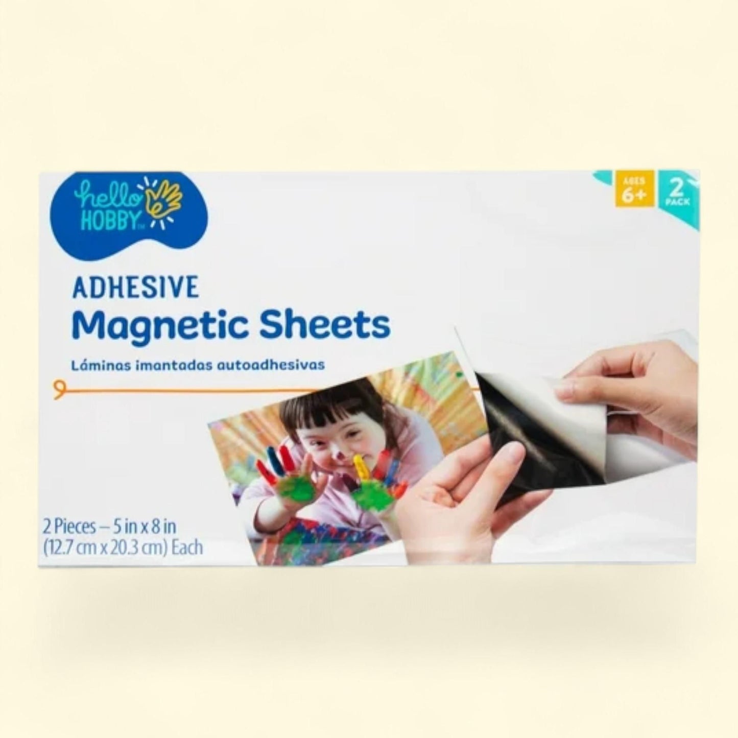 Hello Hobby Adhesive Magnetic Sheets, Boys and Girls, Child, Ages 8+ 1 ct