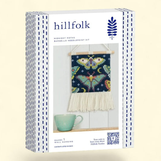 Hillfolk Bargello Moth Kit, 6" x 6"