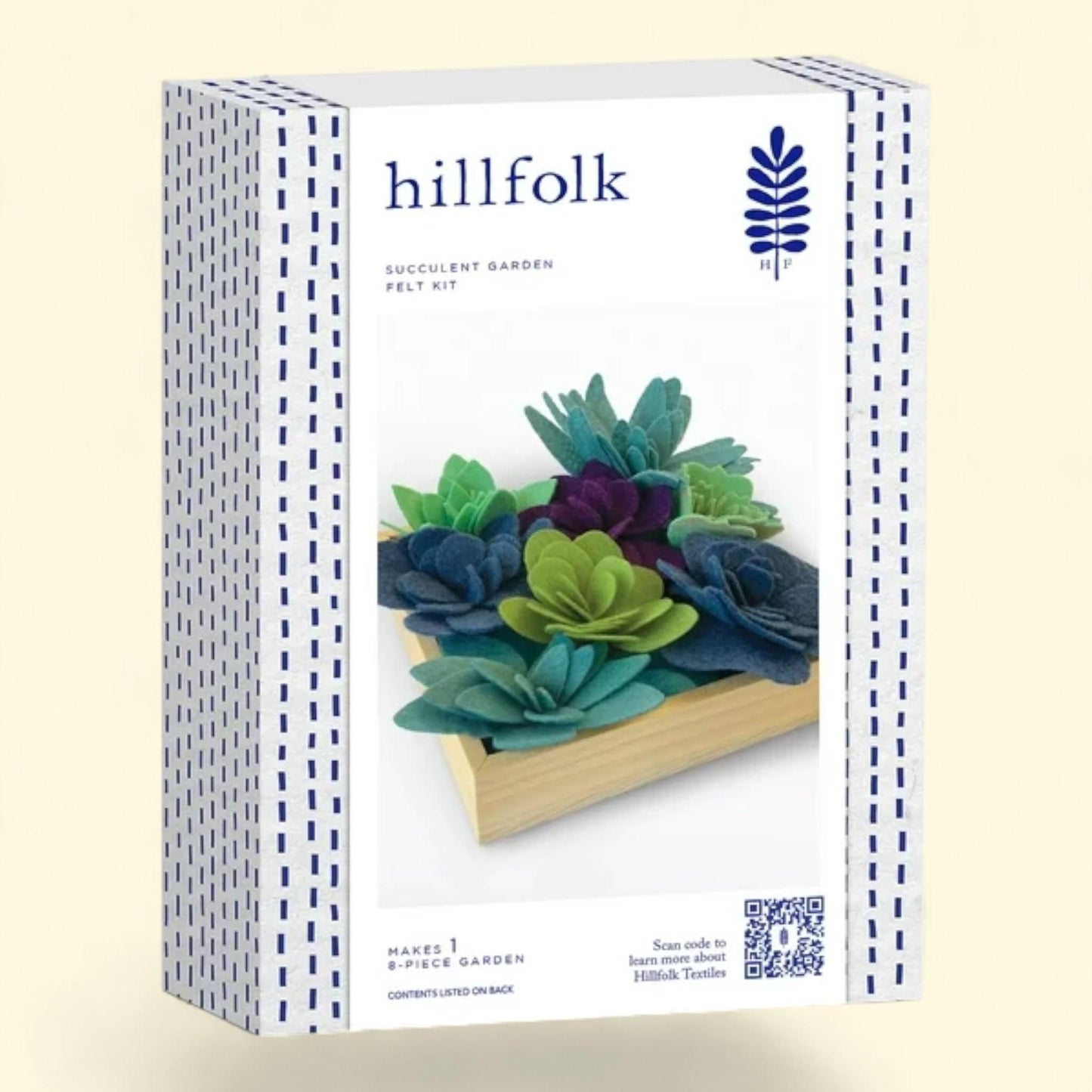 Hillfolk Felt Succulent Crafting Kit, 6" x 6"
