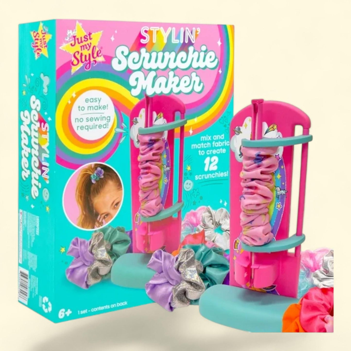 Just My Style Scrunchie Maker Craft Kit, Child, Ages 6+, 1ct