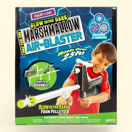 Made By Me Glow in The Dark Marshmallow Air-Blaster, Build Your Own, 1 ct