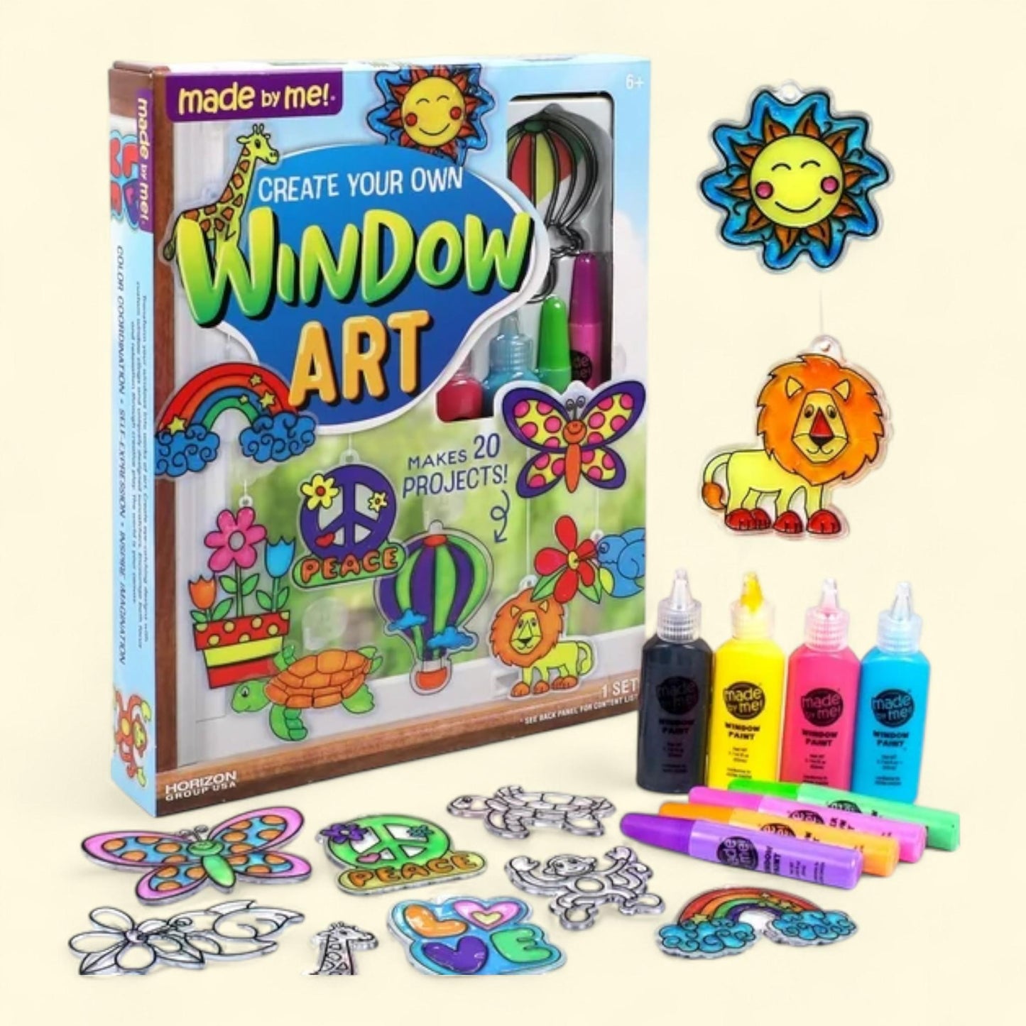 Made By Me Window Art, Child, Ages 6+, 1 ct