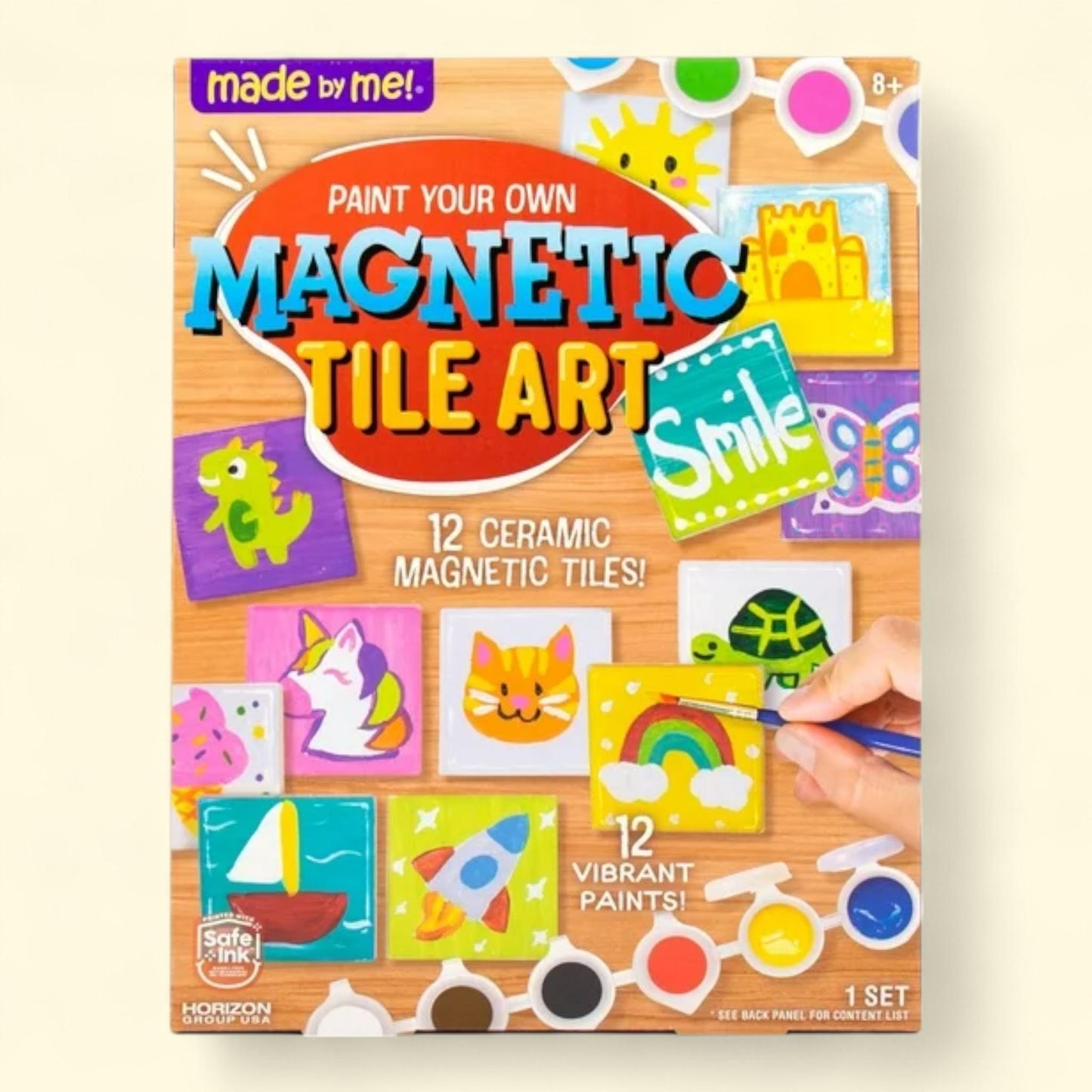 Made By Me Paint Your Own Magnetic Tile Art, 1 ct