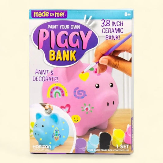 Made By Me Paint Your Own Piggy Bank, 1 ct