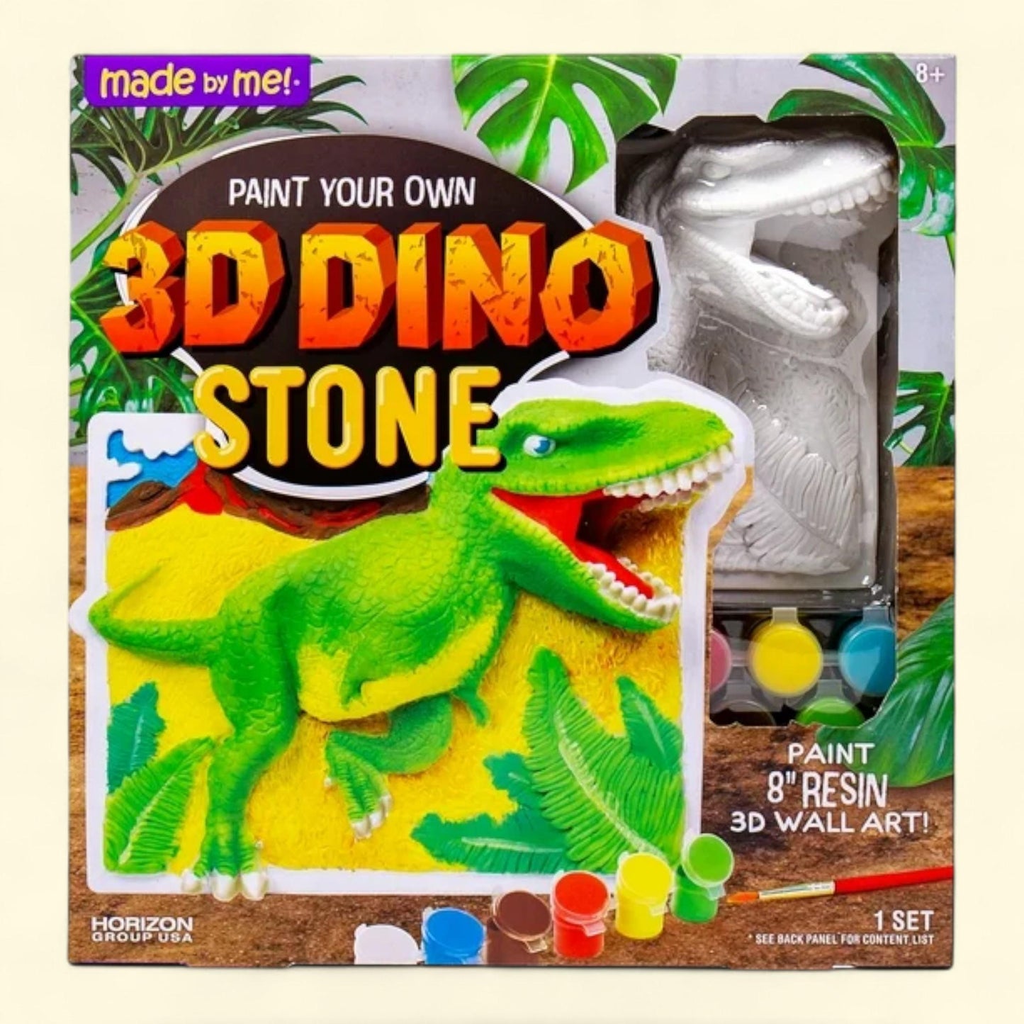 Made By Me! Paint Your Own 3D Dino Stone, 9 in. x 7 in.