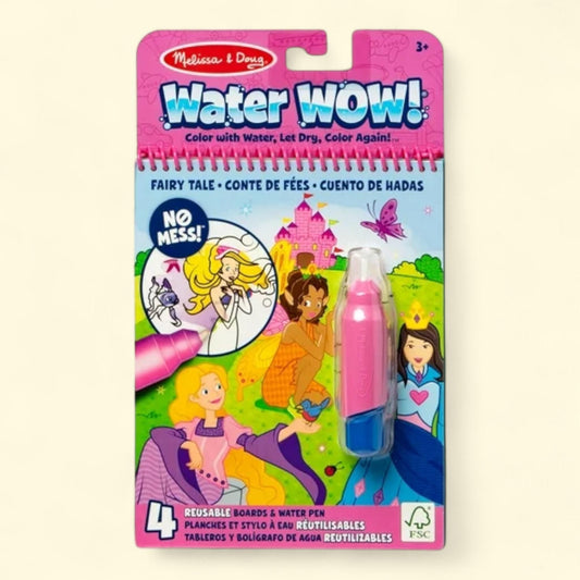 Melissa & Doug Water Wow! Reusable Water-Reveal Activity Pad, Fairy Tale, FSC Certified, 1ct