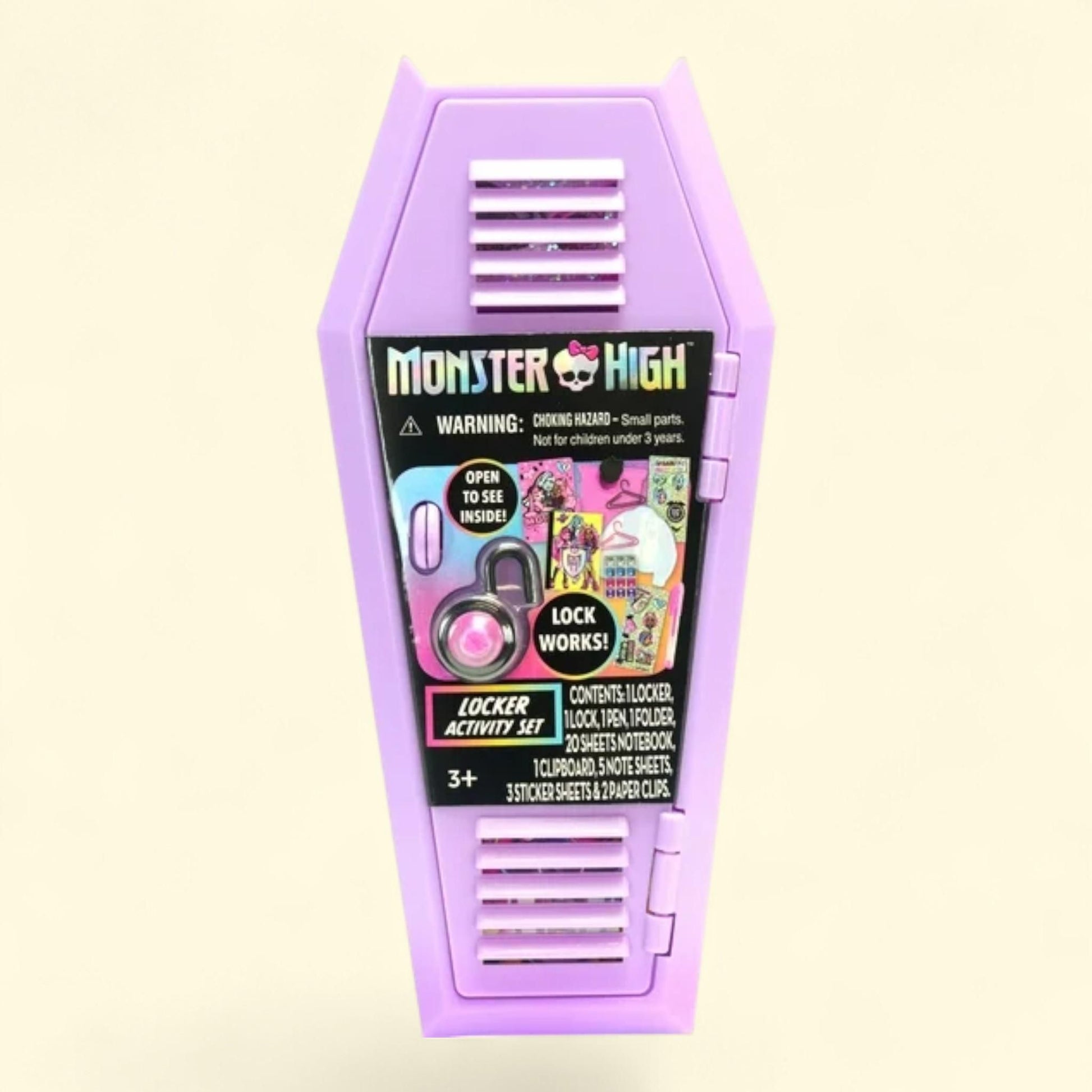 Monster High Locker Activity Set, Arts and Craft Kit, 3+, 1ct — authentic US product shipped worldwide by Treatspree