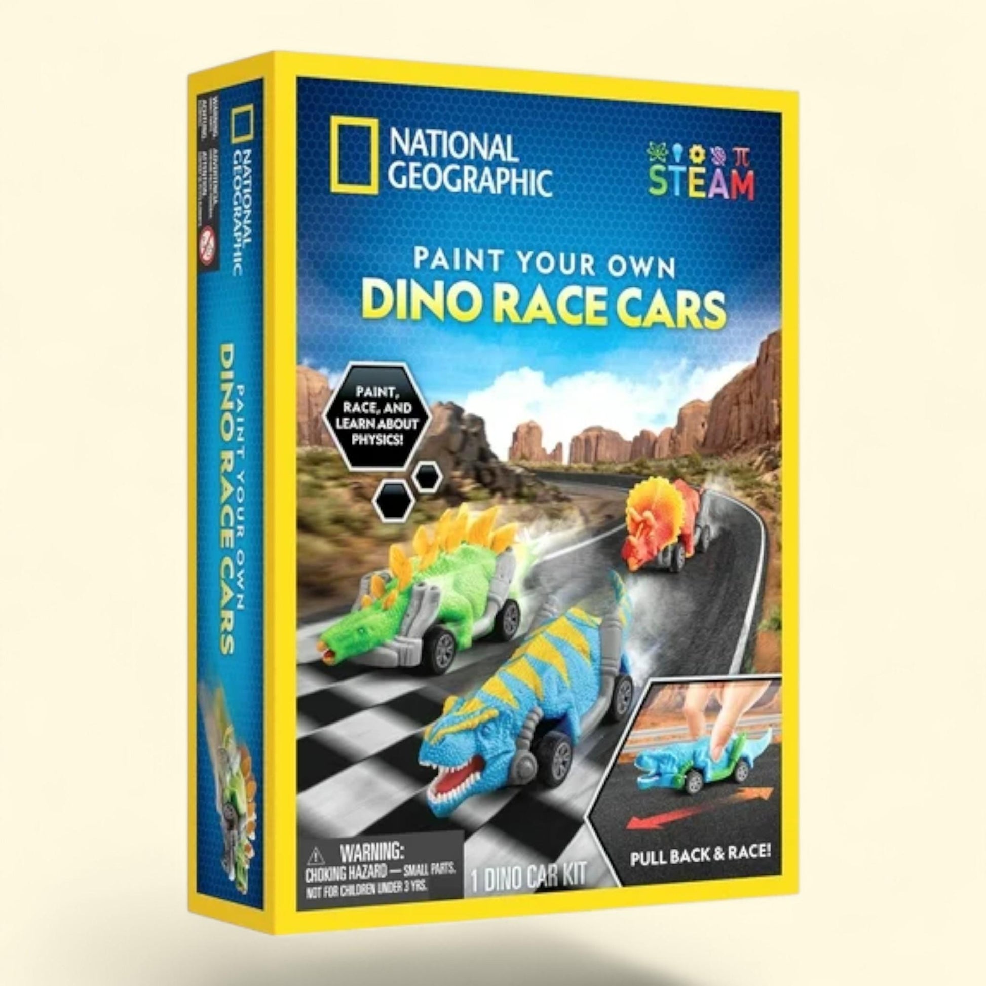 National Geographic Paint Your Own Dino Race Cars, Child 8 Years an... — authentic US product shipped worldwide by Treatspree