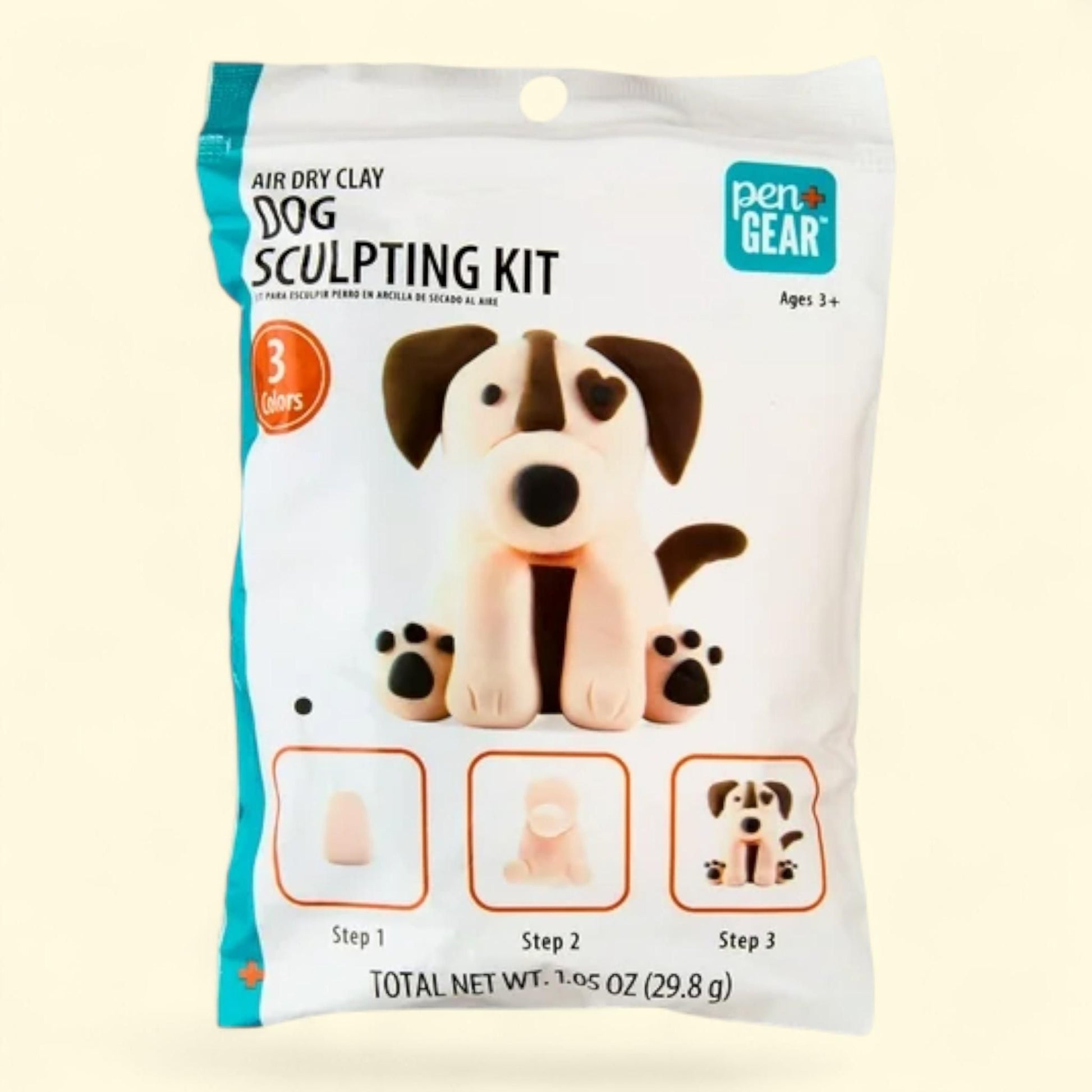 Pen+Gear Air Dry Clay, Brown Dog Sculpting Kit, 1ct — authentic US product shipped worldwide by Treatspree