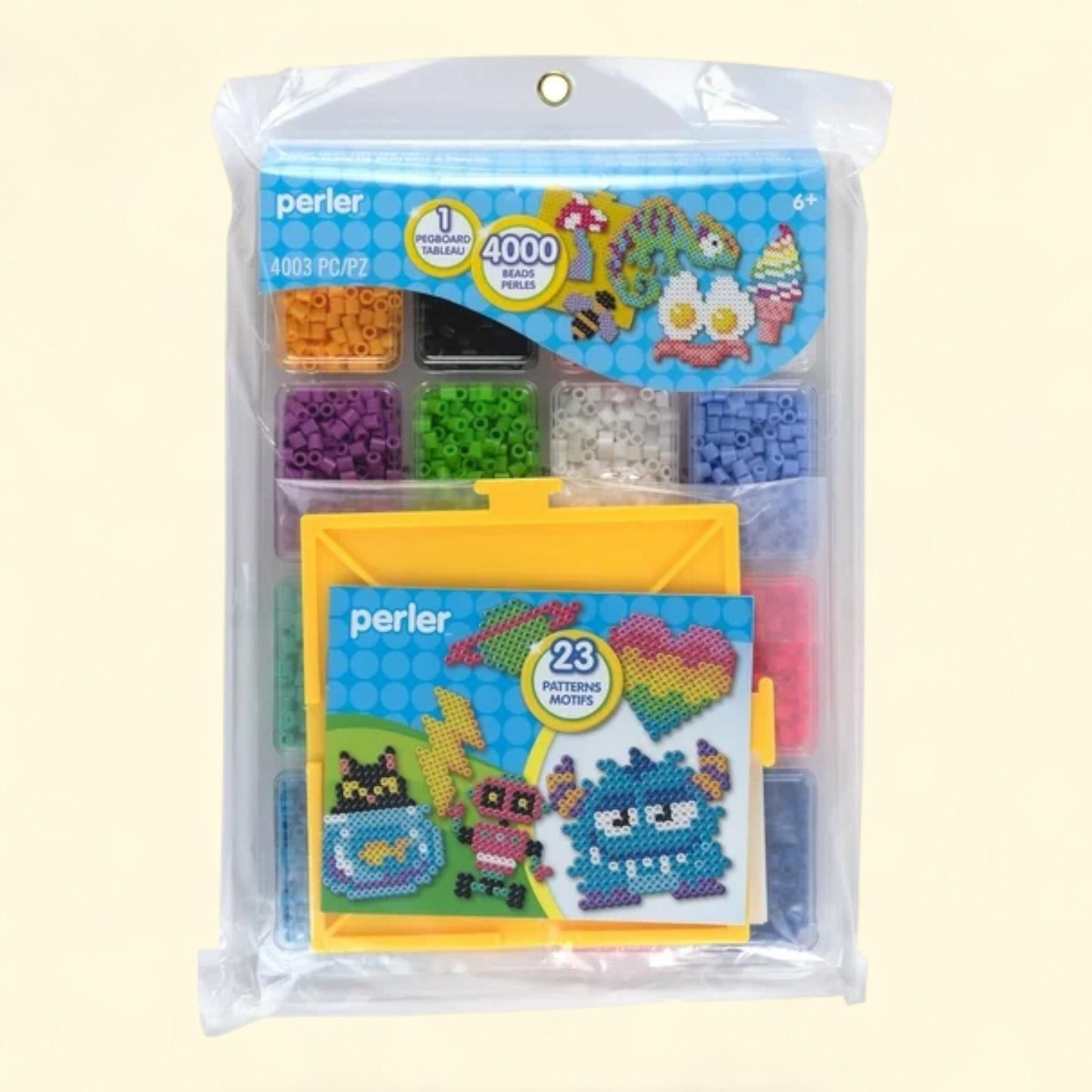 Perler Bead Tray, 4,000 Beads, 4003 Pieces