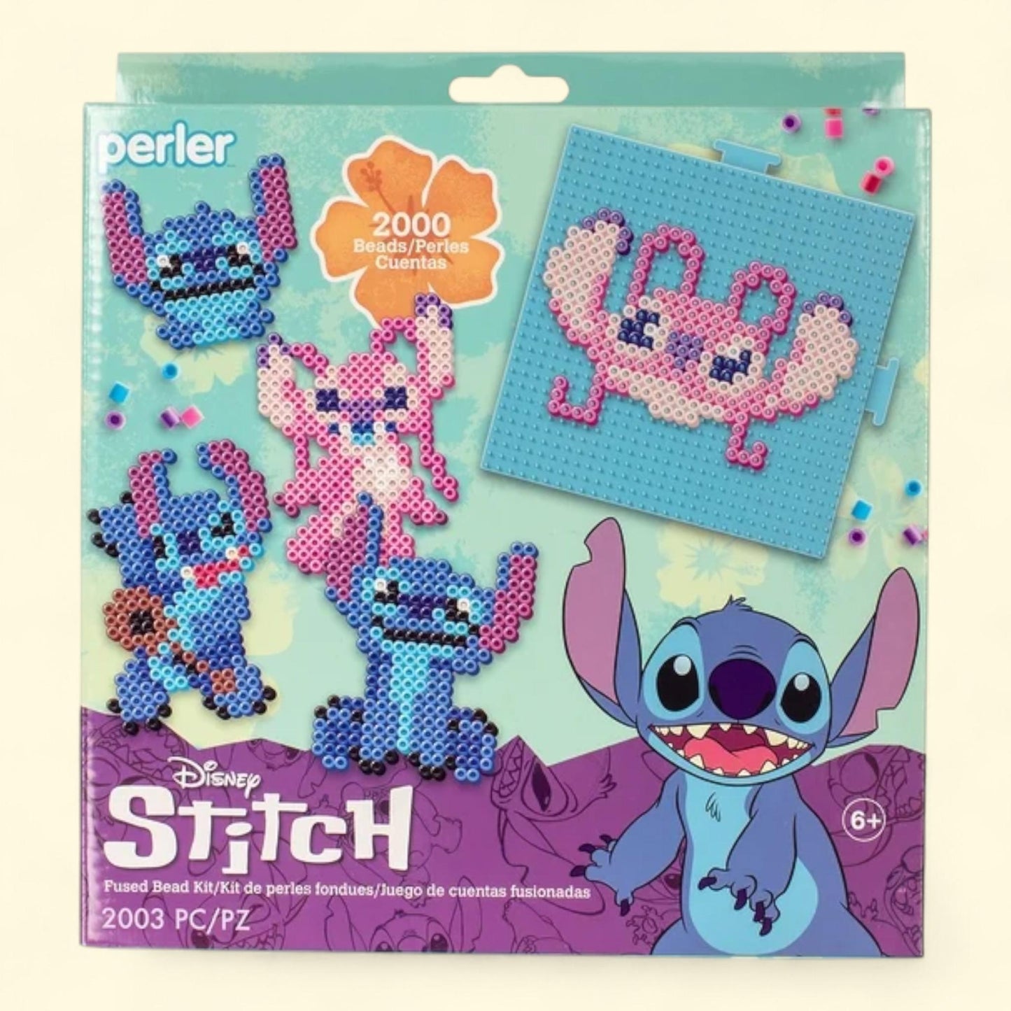Perler Lilo and Stitch Fused Bead Craft Activity Kit, 2003 Pieces