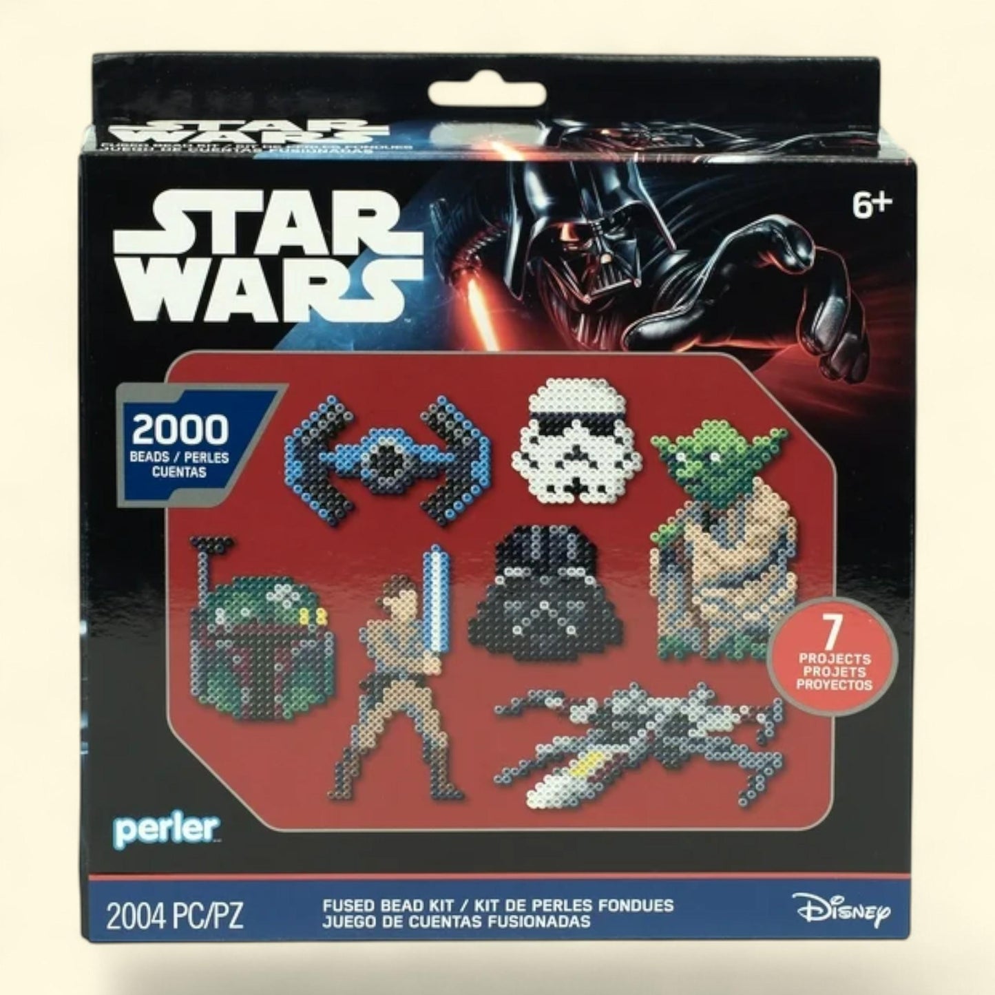 Perler Star Wars Fused Bead Activity Kit, 2004 Pieces, Ages 6 and up